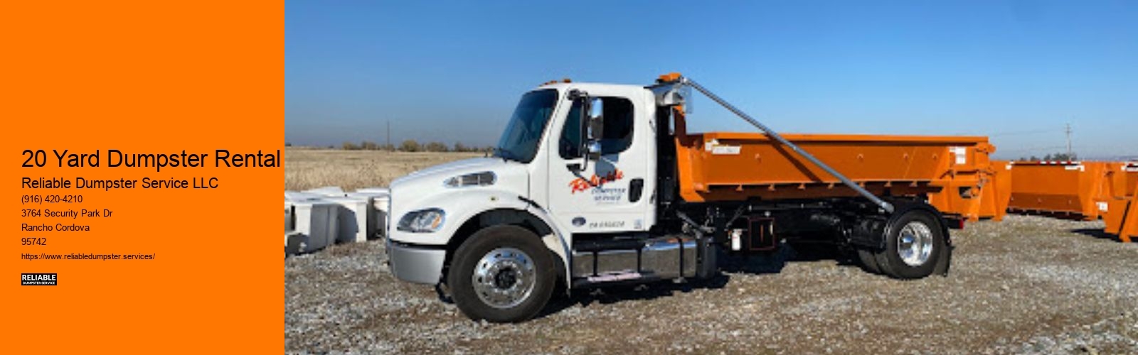 20 Yard Dumpster Rental